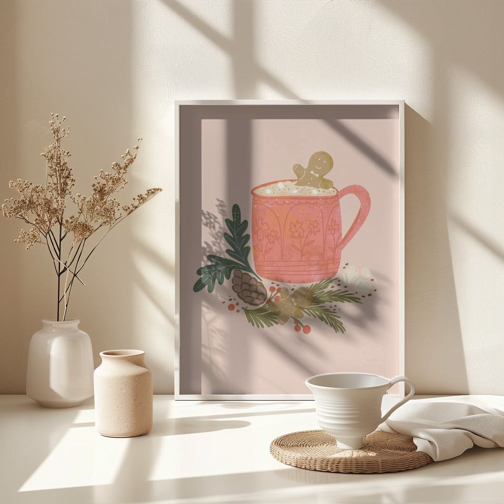 Hot Chocolate - Poster / Art Print - interiör
