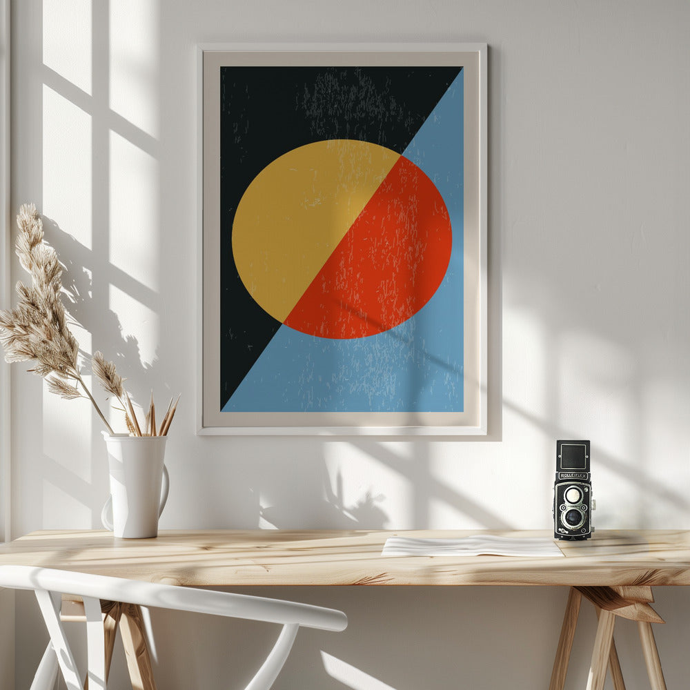 Minimal Abstract Shapes Series #18 - Poster / Art Print - interiör