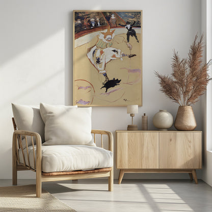 At the Circus Fernando Medrano With a Piglet (ca. 1889) - Poster / Art Print - interiör
