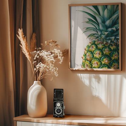 Pineapple Close Up - Poster / Art Print - interiör