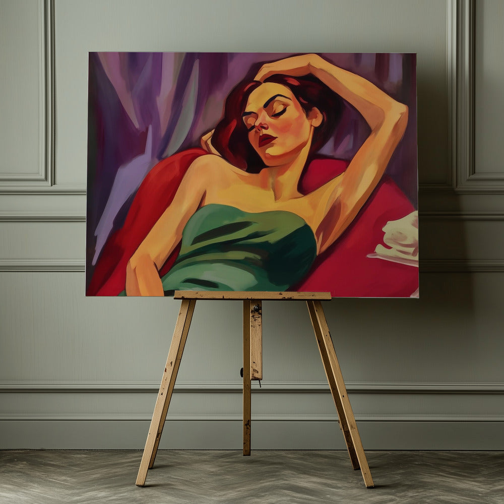 Exhausted - Poster / Art Print - interiör