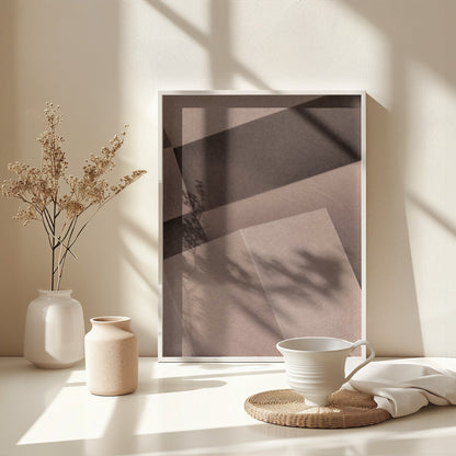 Papers and Shadows 4 - Poster / Art Print - interiör