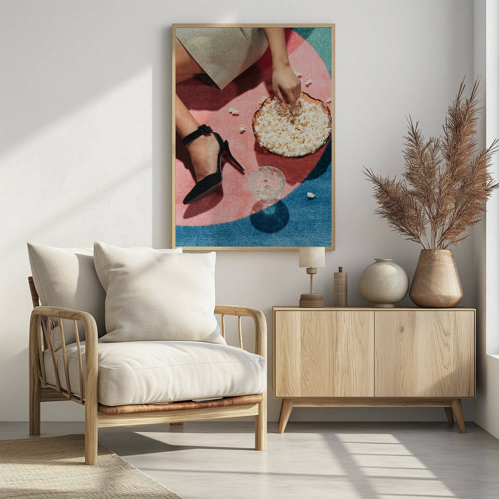 Movie Night #02 - Poster / Art Print - interiör