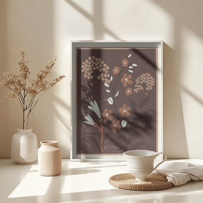 Floral Harmony - Poster / Art Print - interiör