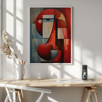 The Abstract Face - Poster / Art Print - interiör