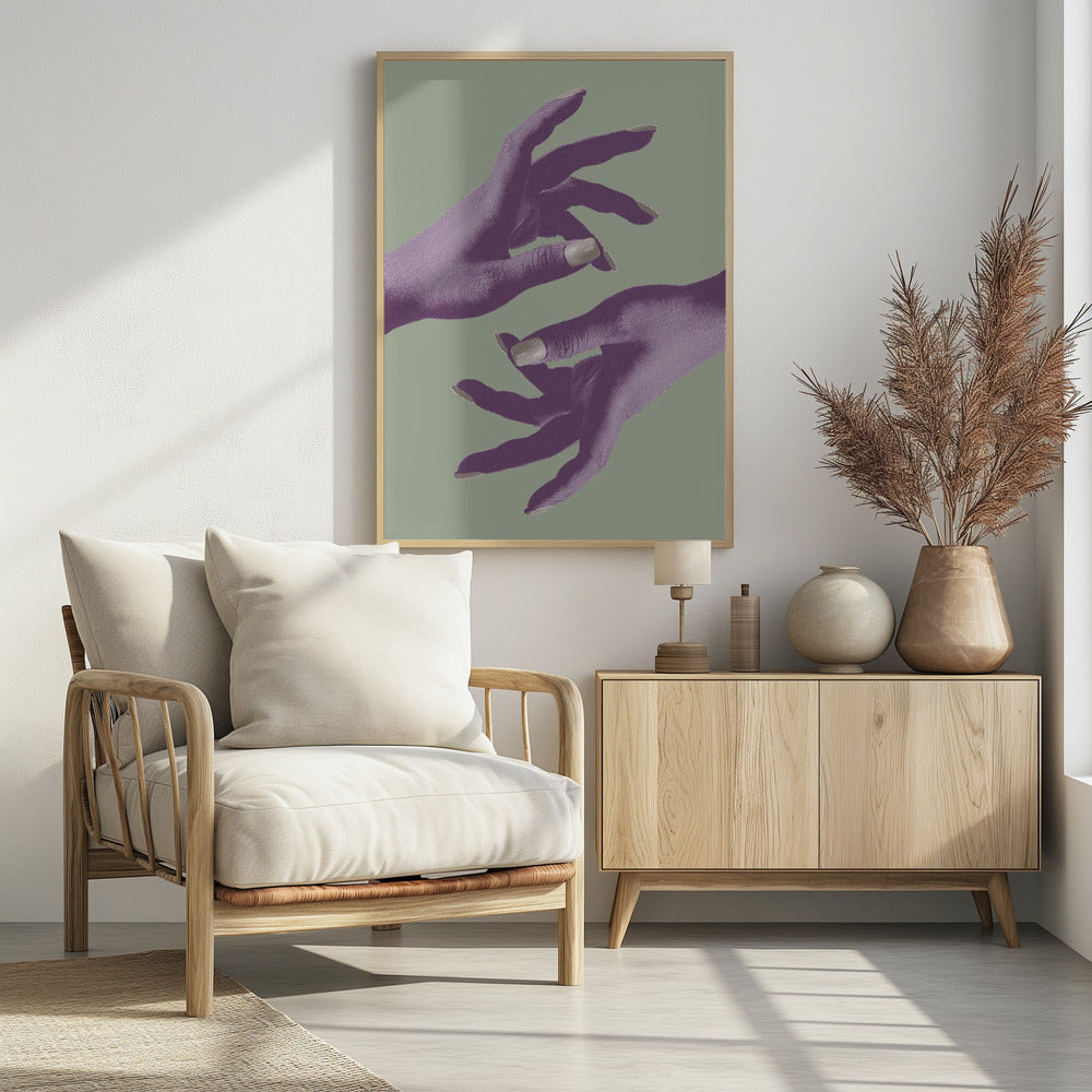 Reaching No 01 - Poster / Art Print - interiör