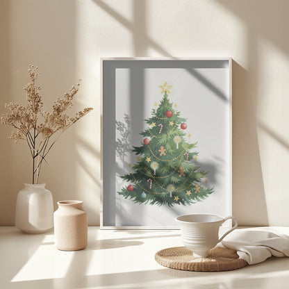 My Little Christmas Tree - Poster / Art Print - interiör