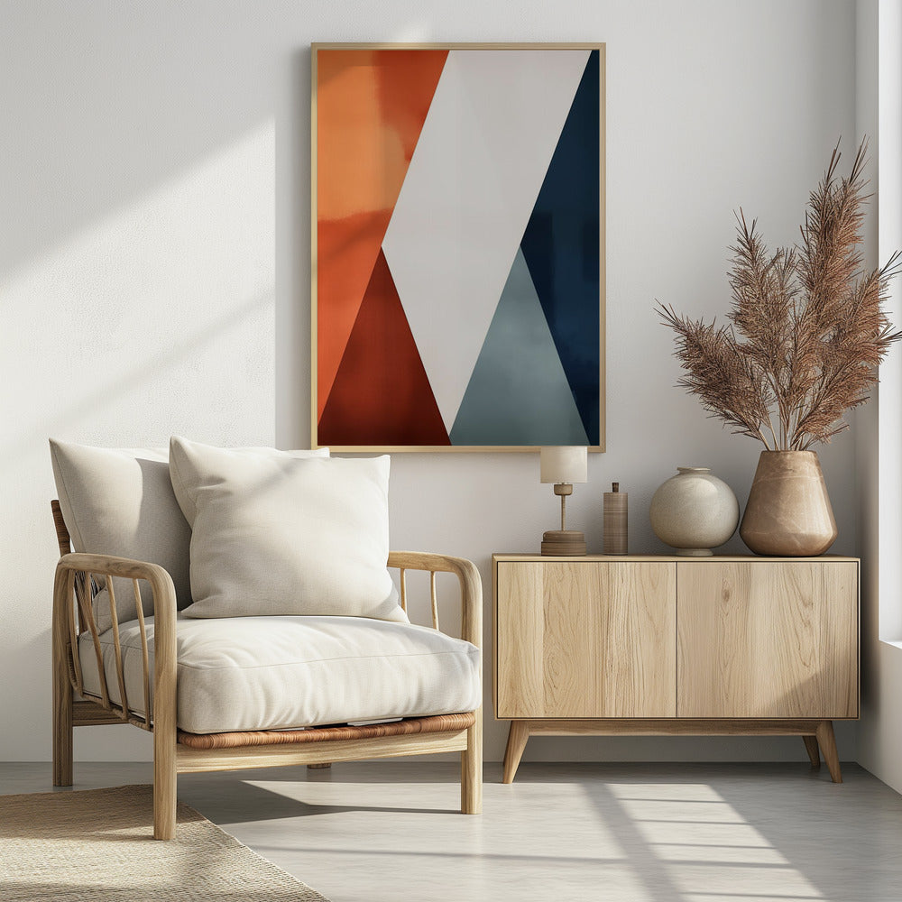Perfect Geometric Shapes No 1 - Poster / Art Print - interiör