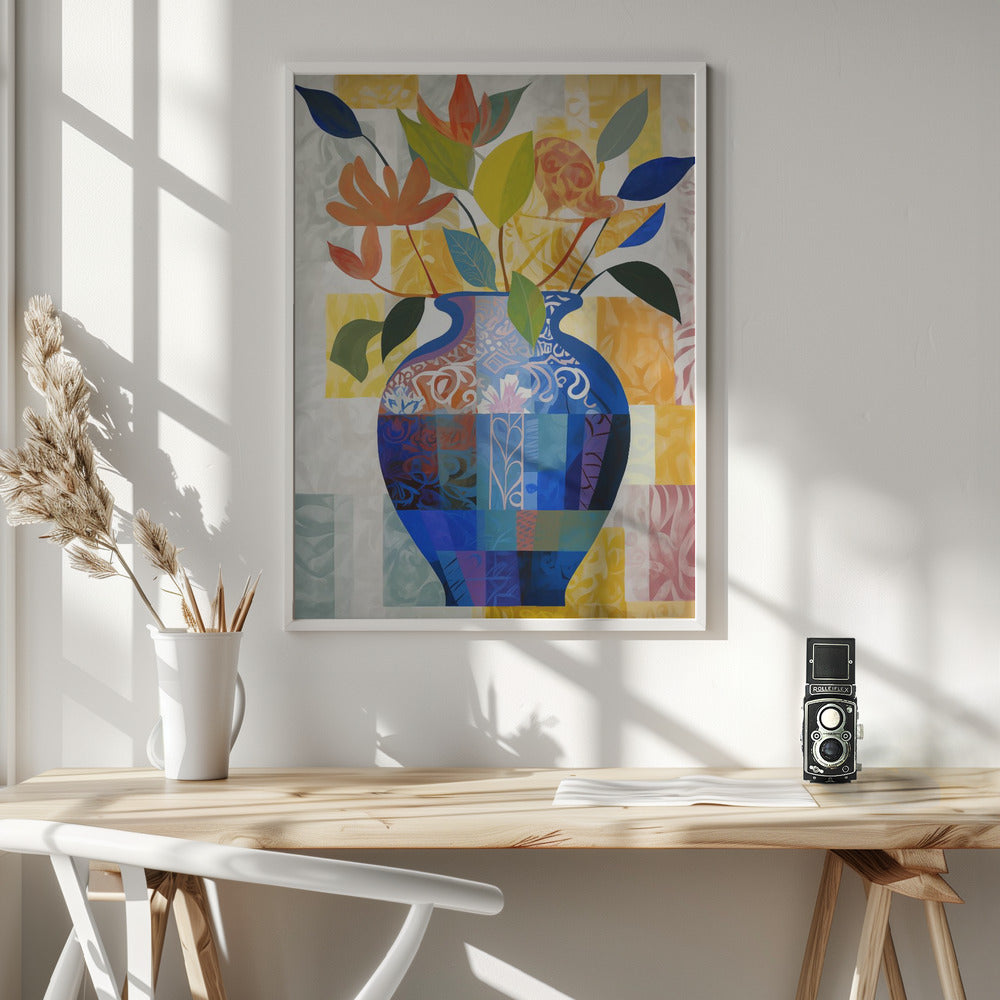 Abstract Vase No 2 - Poster / Art Print - interiör