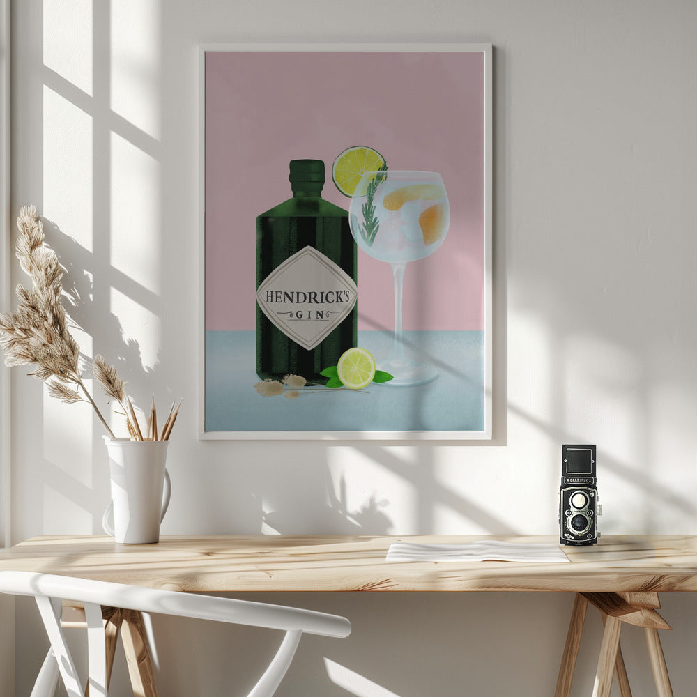 Gin Tonic - Poster / Art Print - interiör