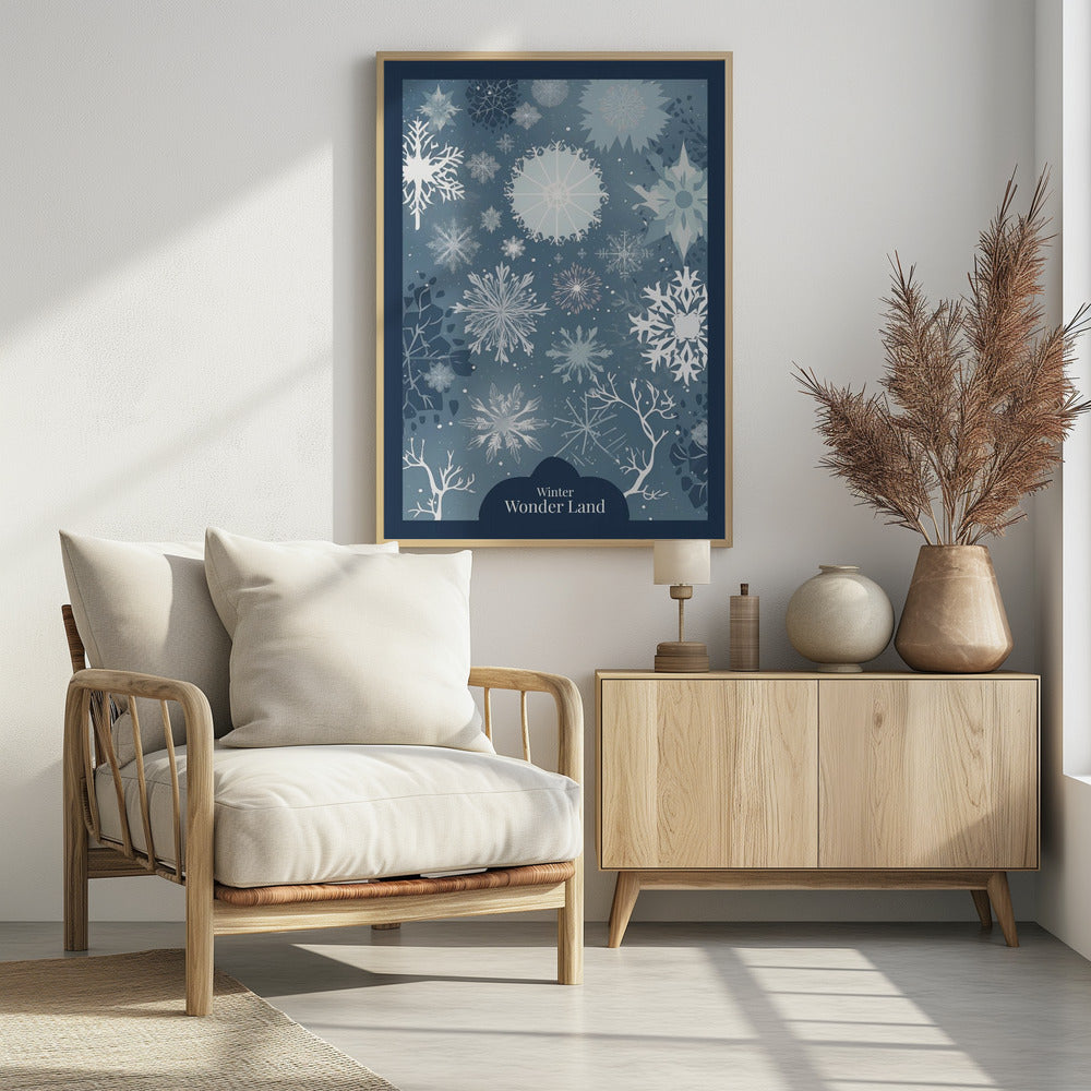 Winter Wonder Land - Poster / Art Print - interiör