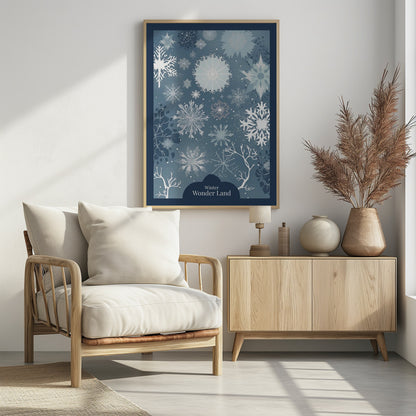 Winter Wonder Land - Poster / Art Print - interiör