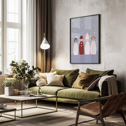 Swedish Lucia - Poster / Art Print - interiör