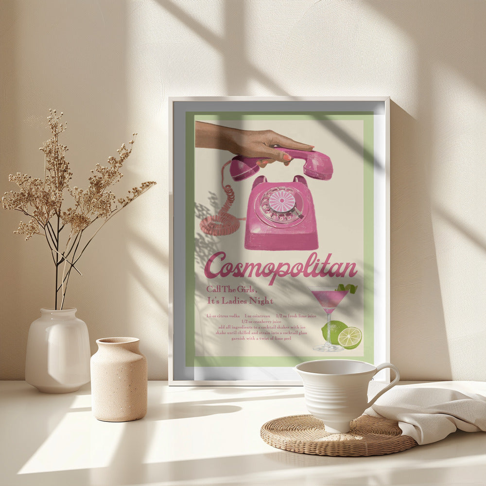 Jlr Cocktails Cosmopolitan - Poster / Art Print - interiör