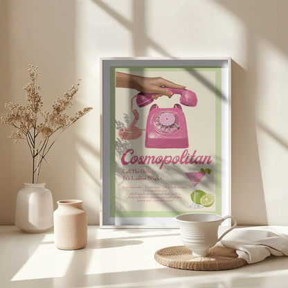 Jlr Cocktails Cosmopolitan - Poster / Art Print - interiör
