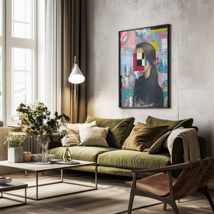 Girl 1 - Poster / Art Print - interiör