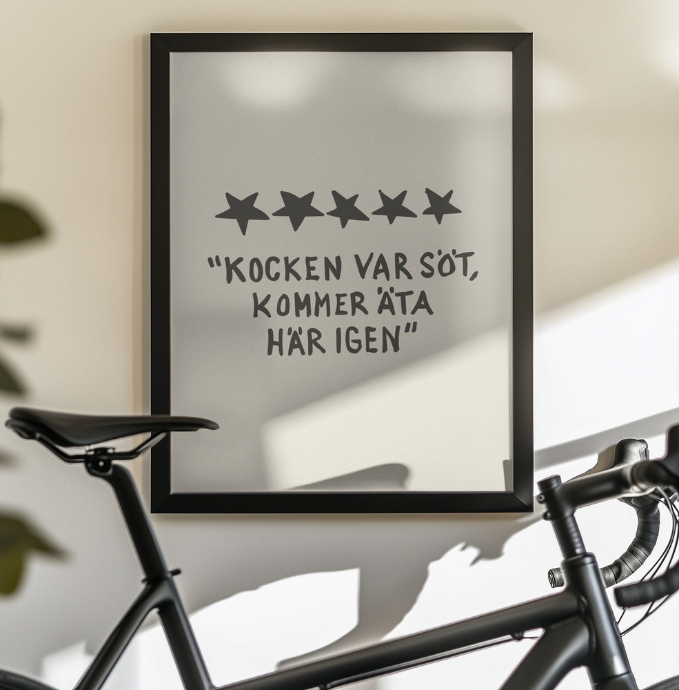 Kocken Var Söt - Poster / Art Print - interiör