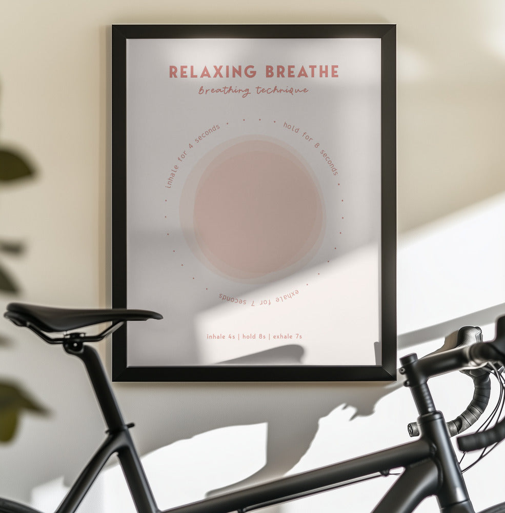 Relaxing Breathe - Poster / Art Print - interiör