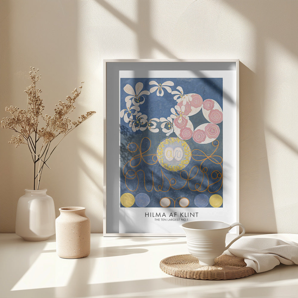 The Ten Largest No.1 Poster - Poster / Art Print - interiör