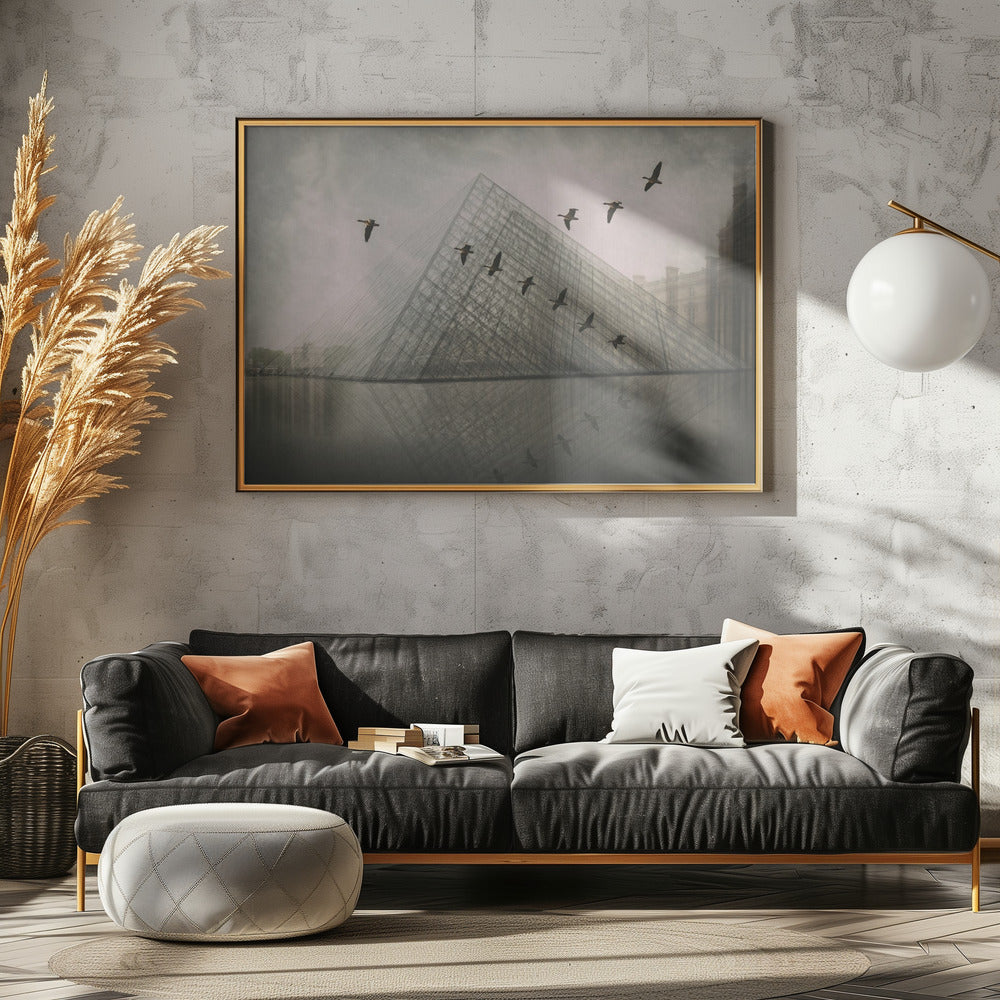 Pyramid shaped - Poster / Art Print - interiör