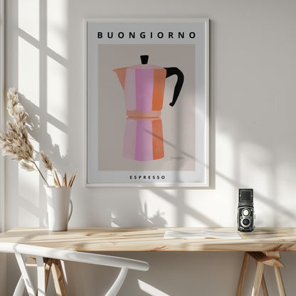 Buongiorno Espresso - Poster / Art Print - interiör