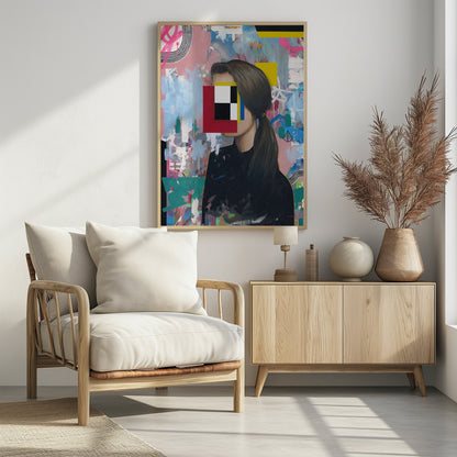 Girl 1 - Poster / Art Print - interiör