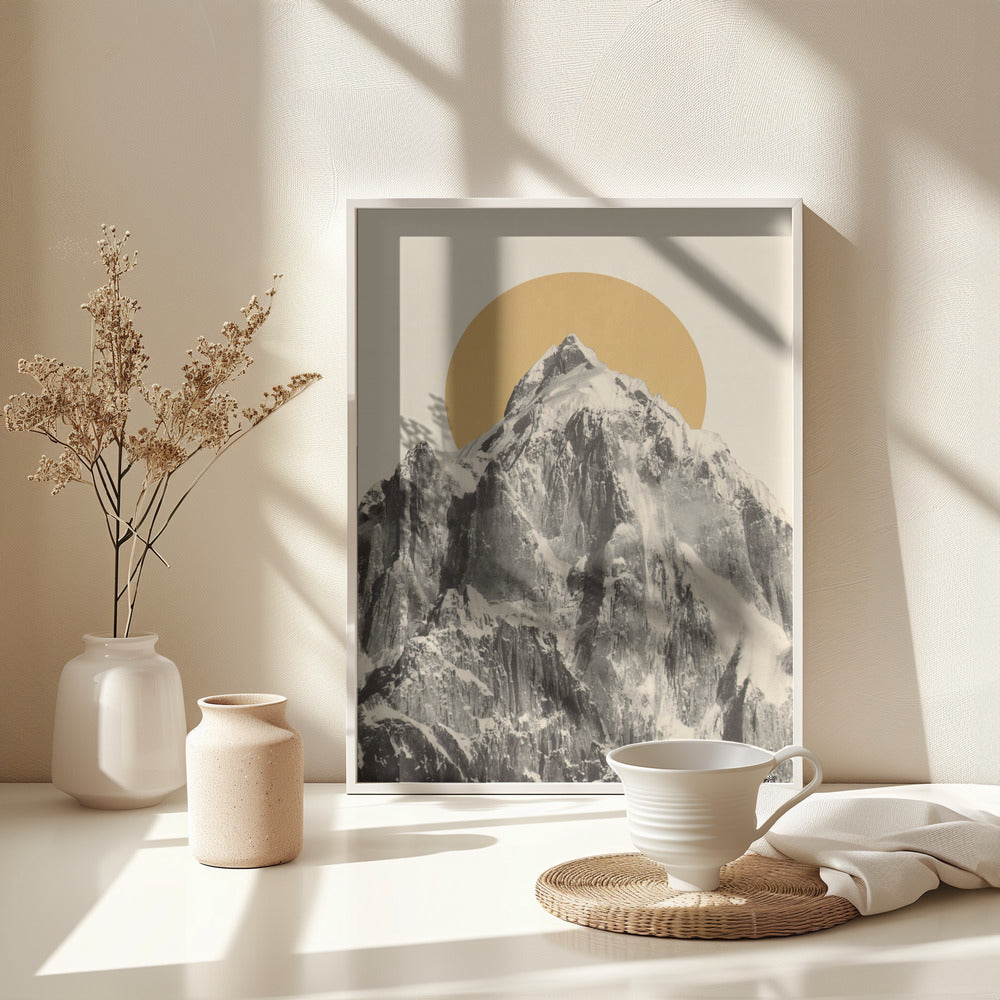 Mountainscape - Poster / Art Print - interiör