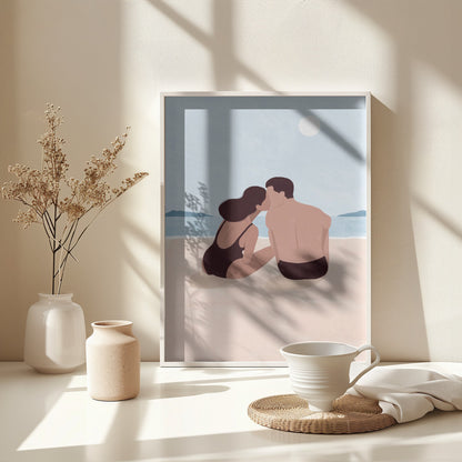 First Kiss - Poster / Art Print - interiör