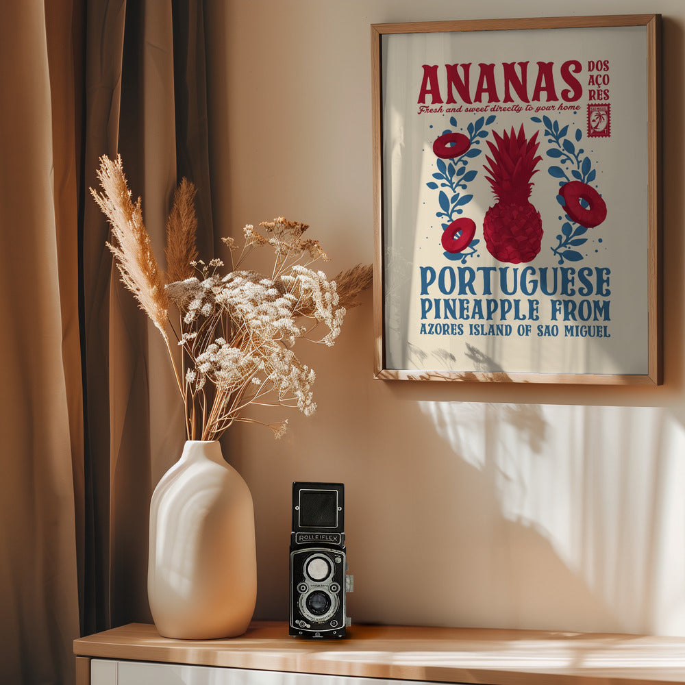 Pineapple kitchen print - Poster / Art Print - interiör