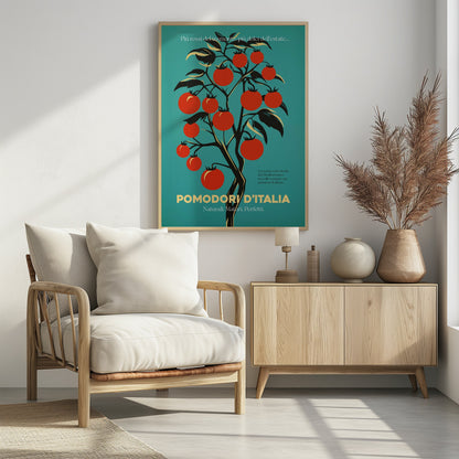 Vibrant Red Tomatoes - Poster / Art Print - interiör