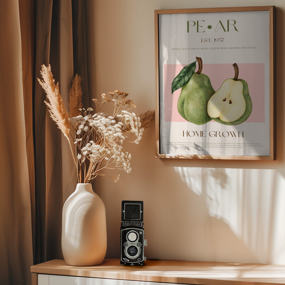 Pear print - Poster / Art Print - interiör