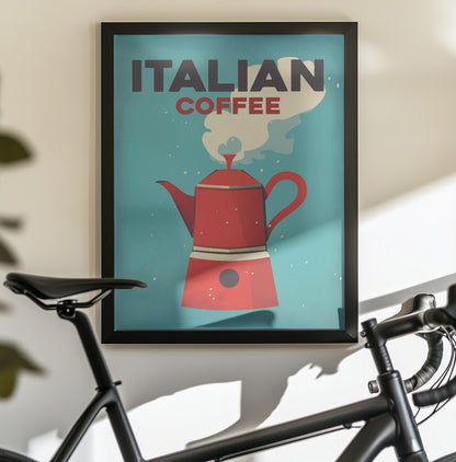 Italian Coffee - Poster / Art Print - interiör