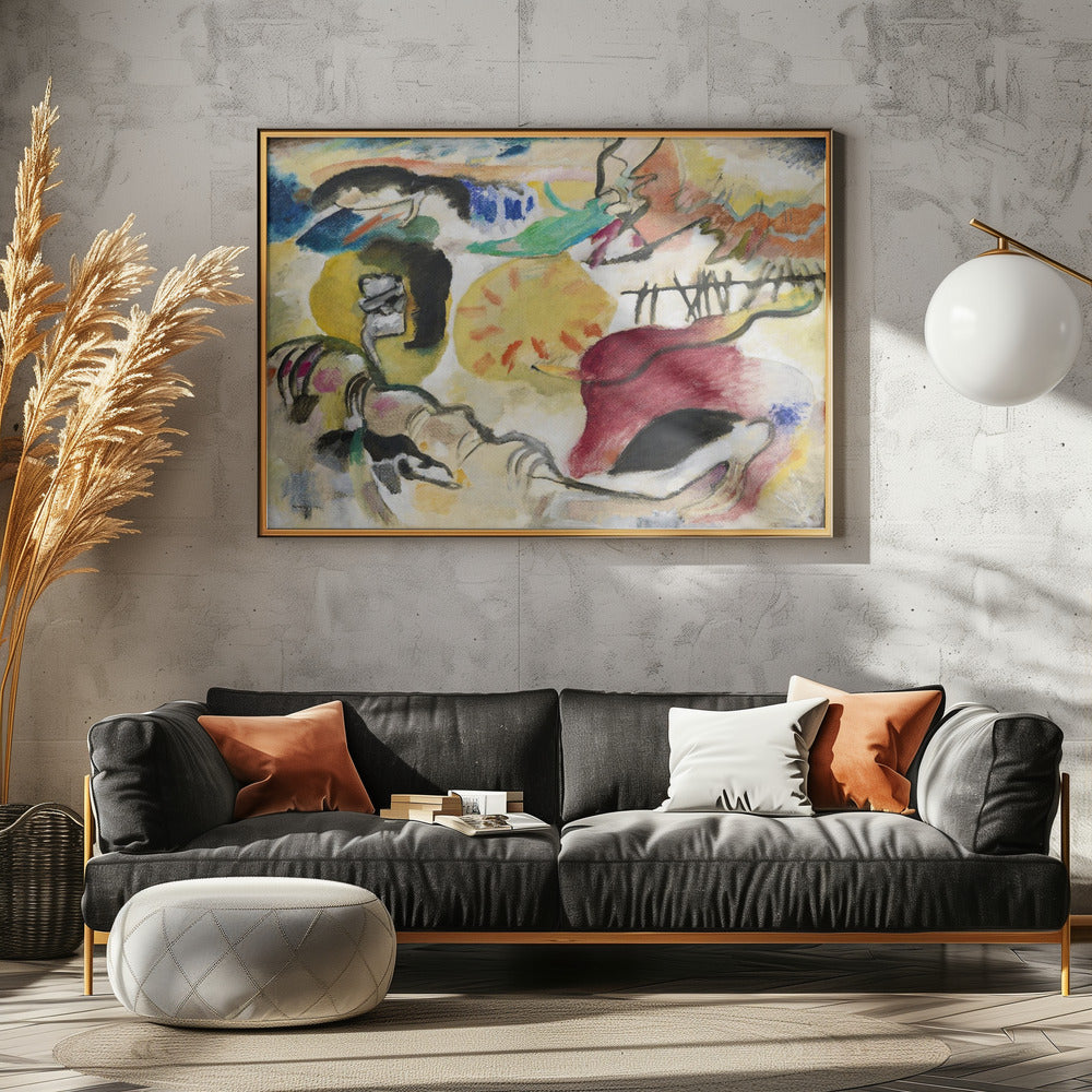 Improvisation 27 (garden of Love II) (1912) - Poster / Art Print - interiör