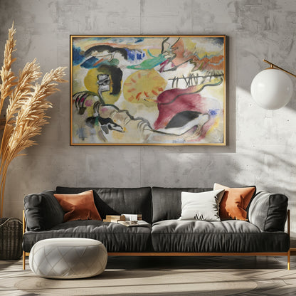 Improvisation 27 (garden of Love II) (1912) - Poster / Art Print - interiör
