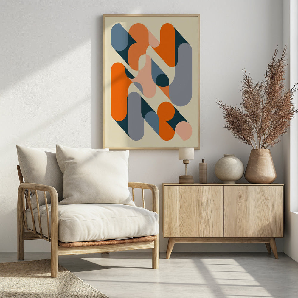 Geometrics 2 - Poster / Art Print - interiör