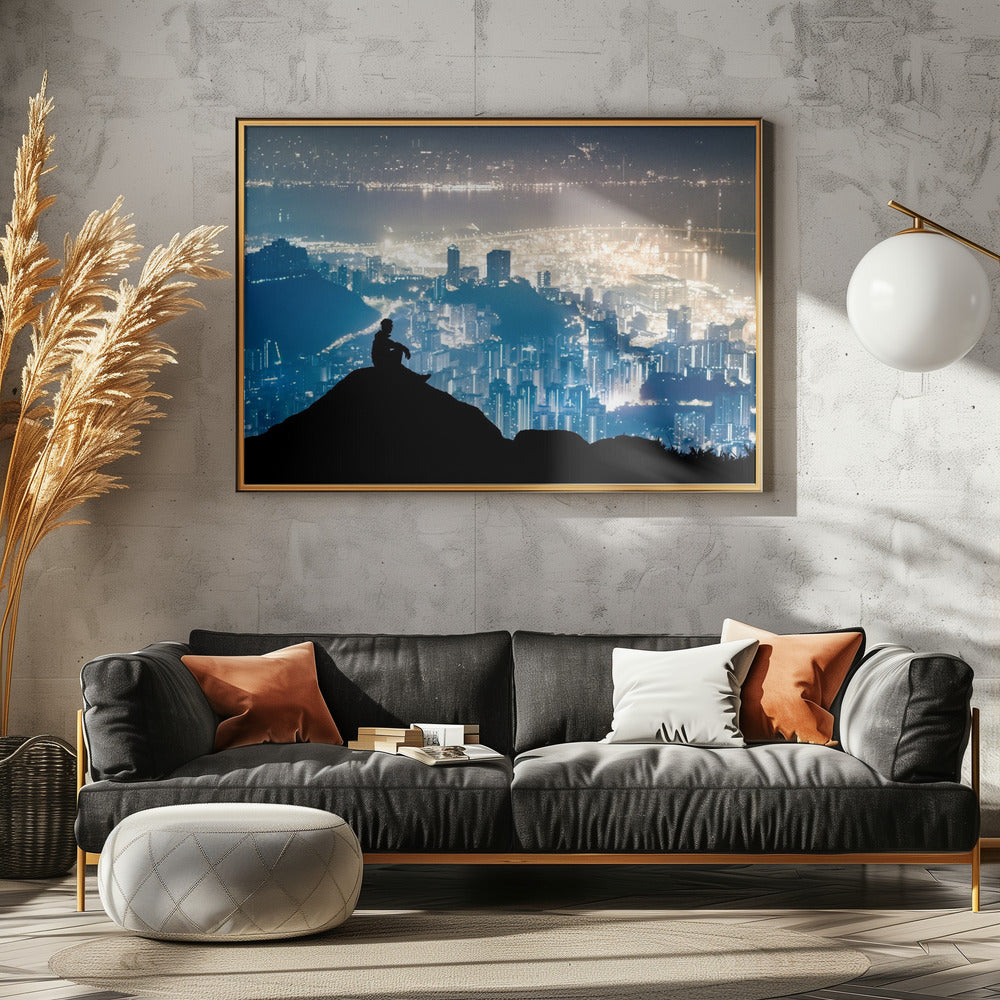 CITY WATCHER - Poster / Art Print - interiör
