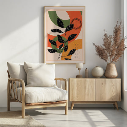 Tropical Geometry 4 - Poster / Art Print - interiör