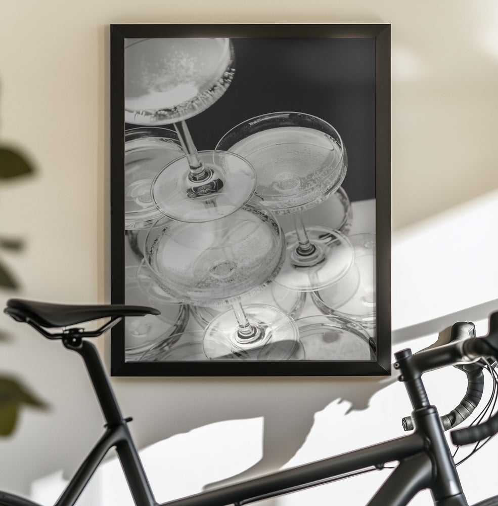 Champagne tower_5 - Poster / Art Print - interiör