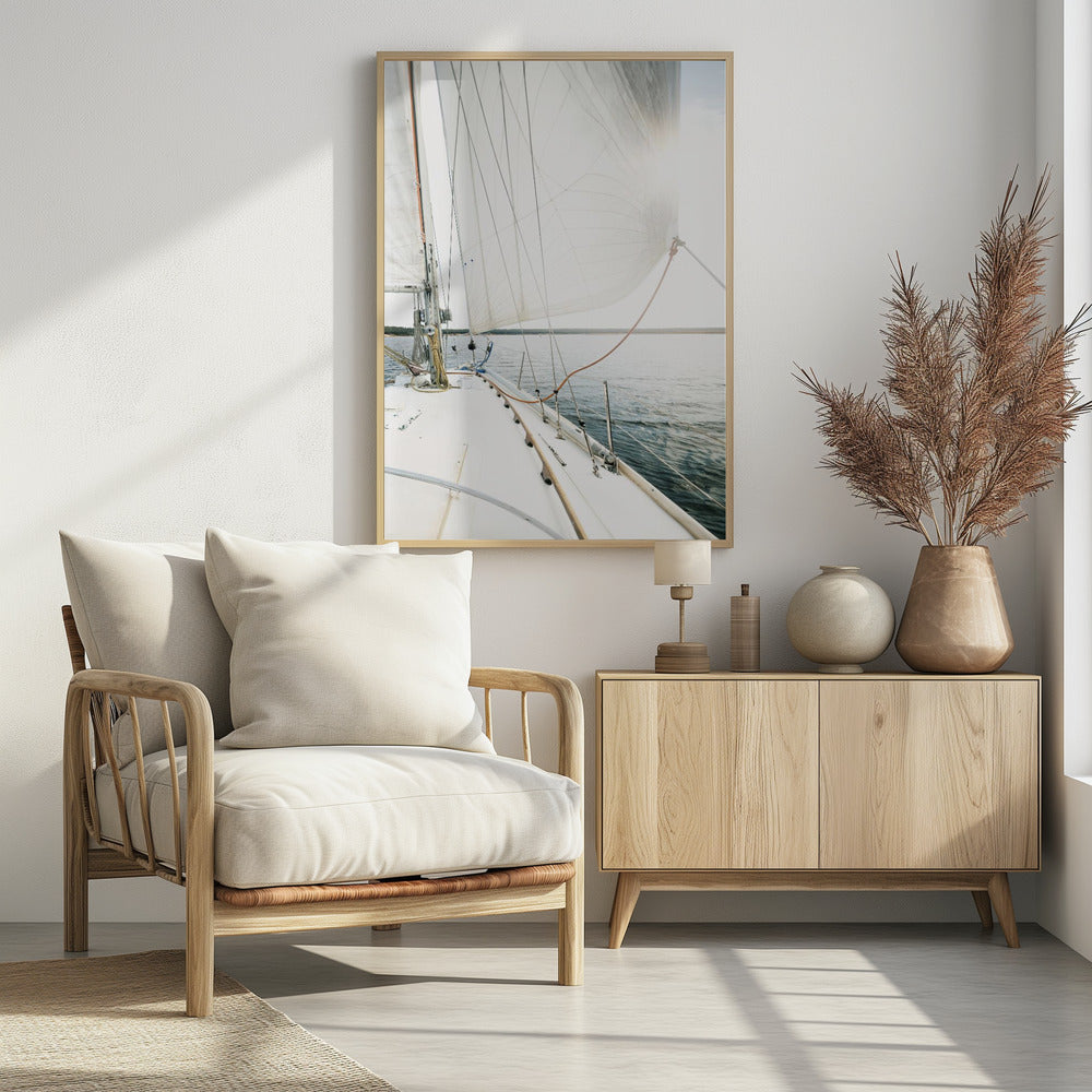 Sail Away - Poster / Art Print - interiör