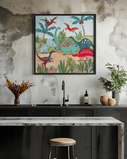 Dinosaurus - Poster / Art Print - interiör