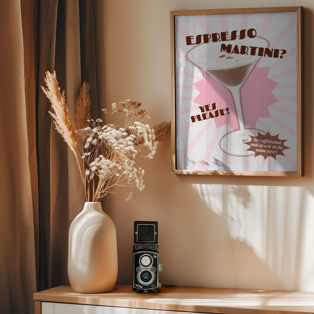 Espresso Martini - Poster / Art Print - interiör