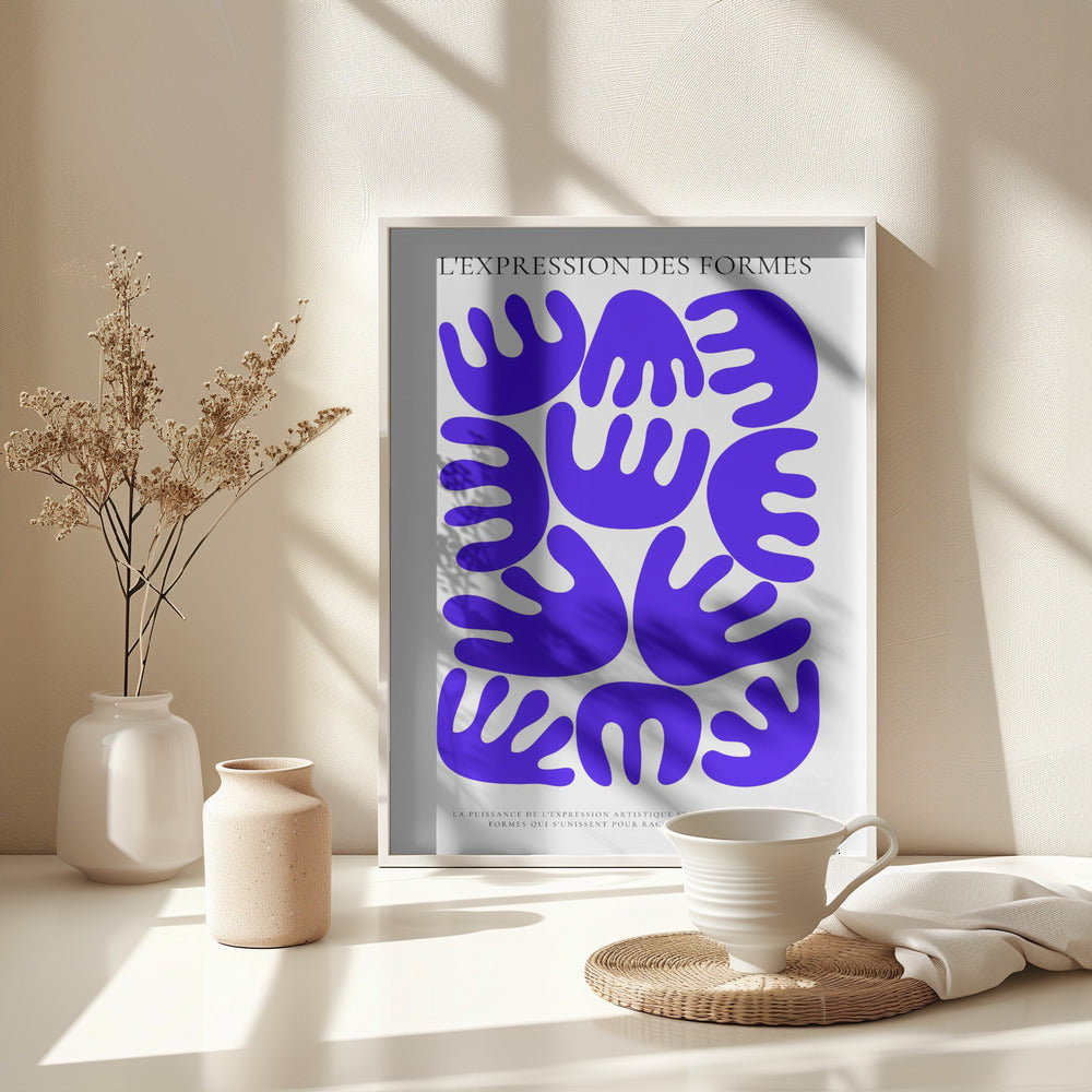 HARMONIE BLEU - Poster / Art Print - interiör
