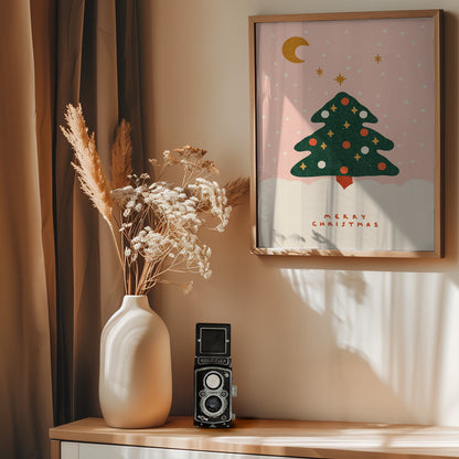 Christmas Tree - Poster / Art Print - interiör