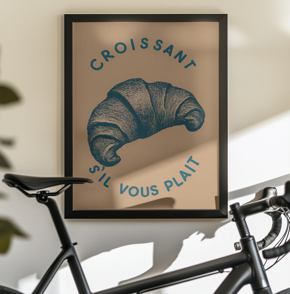 Croissant - Poster / Art Print - interiör