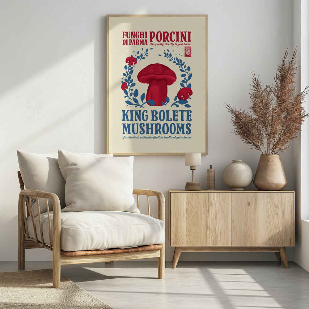 Porcini kitchen print - Poster / Art Print - interiör