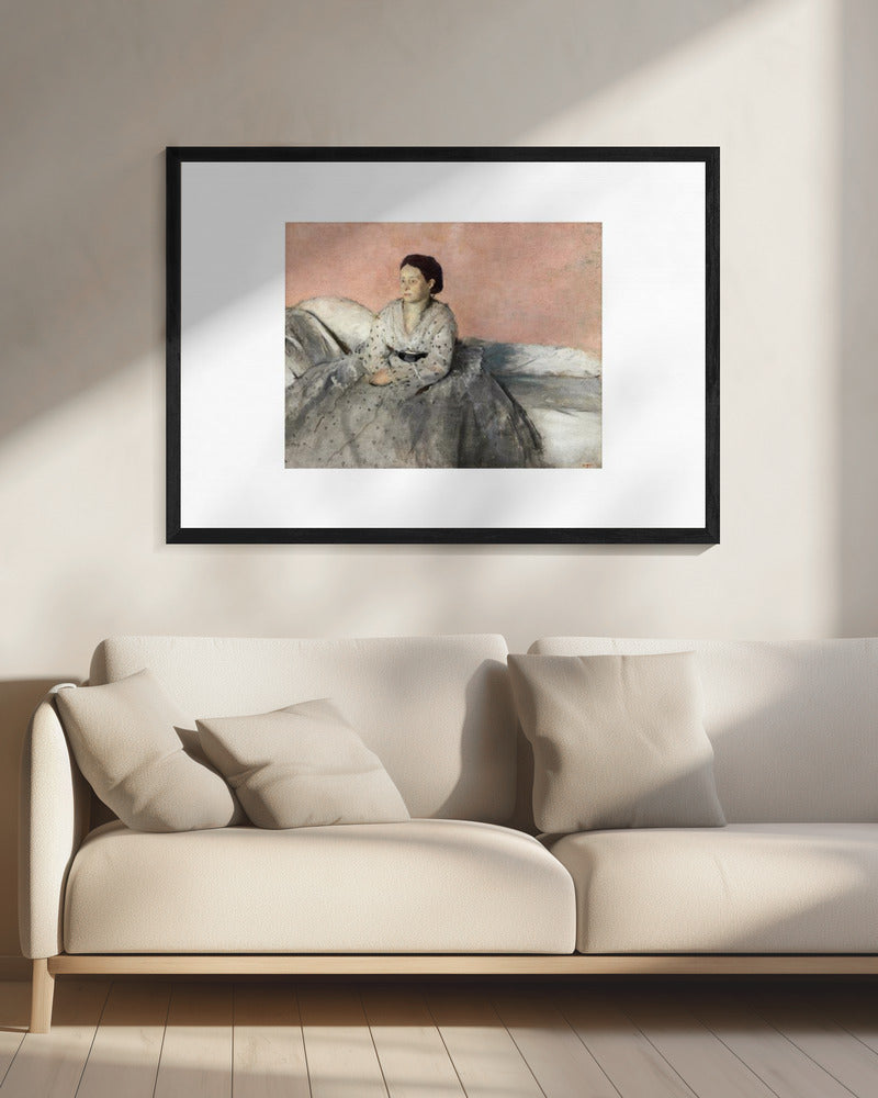 Horse In a Meadow - Poster / Art Print - interiör