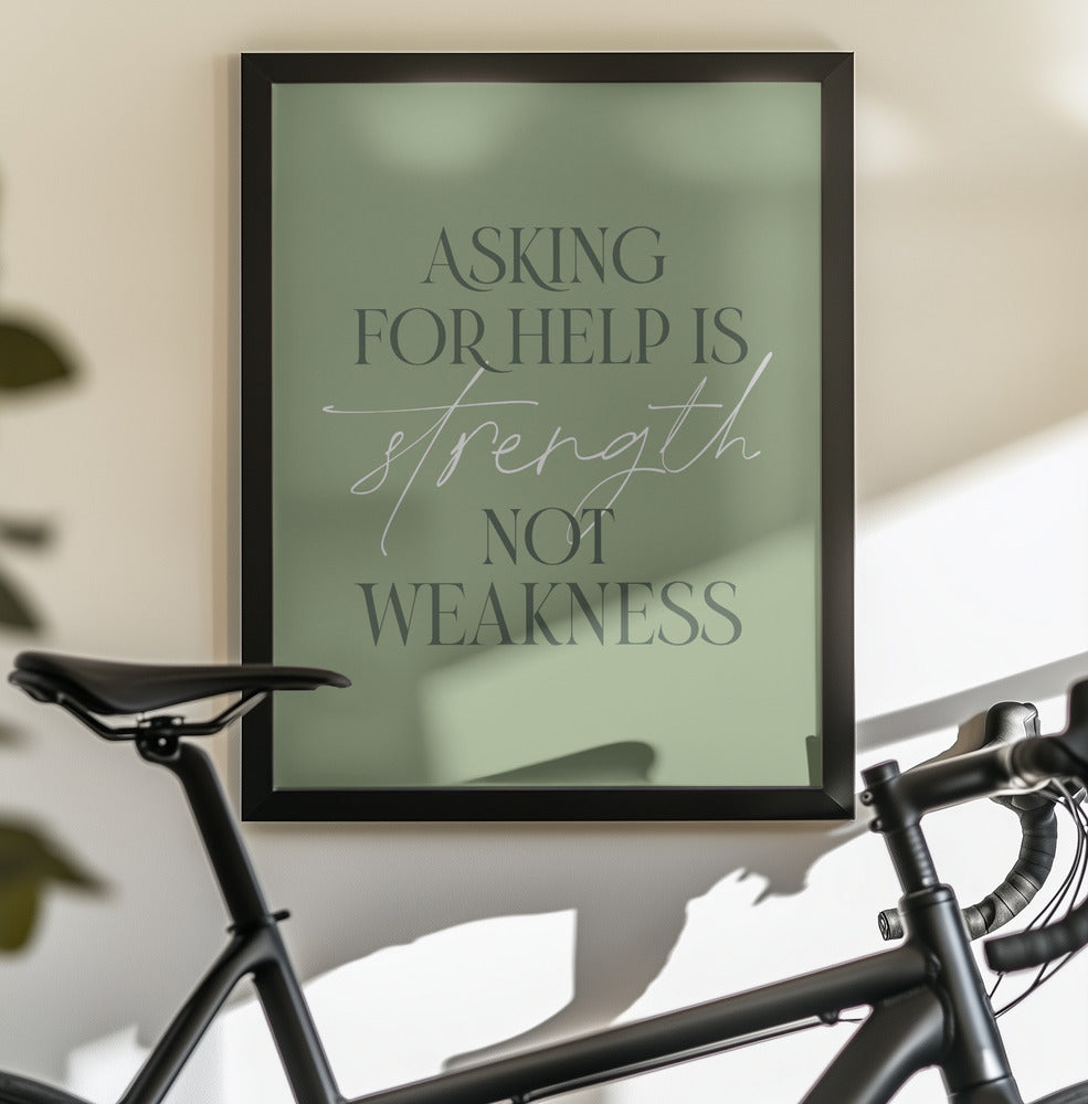 Asking Help - Poster / Art Print - interiör