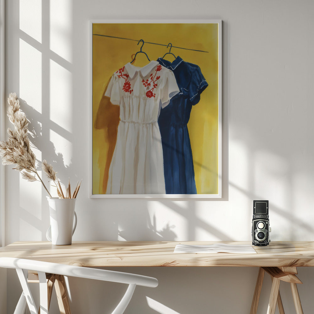 Two Dresses - Poster / Art Print - interiör