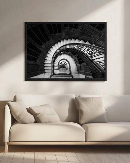 Staircase - Poster / Art Print - interiör