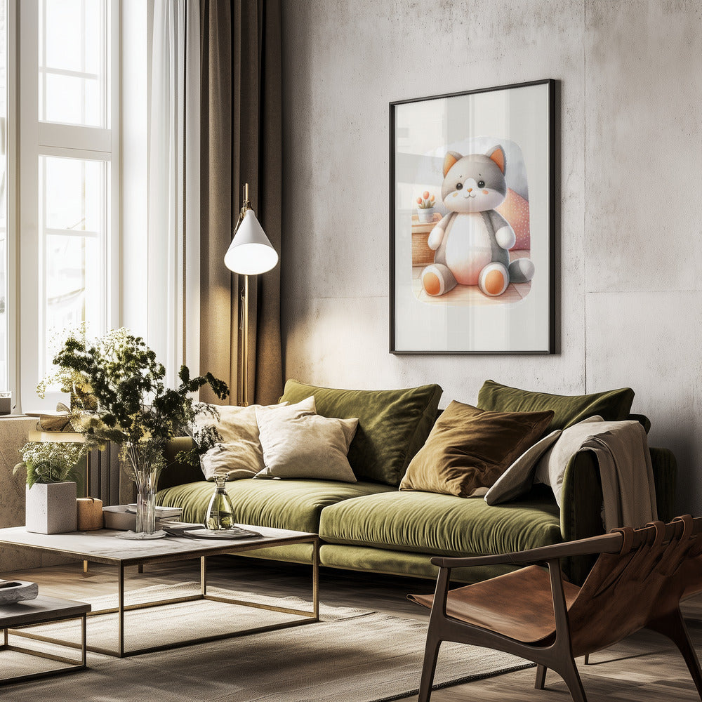 Kitten - Poster / Art Print - interiör